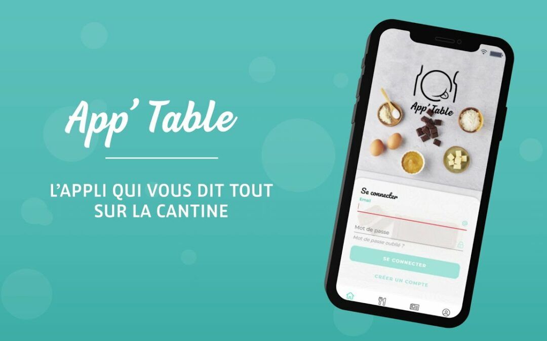 NOUVEAU : Les menus de la cantine disponibles sur votre smartphone !