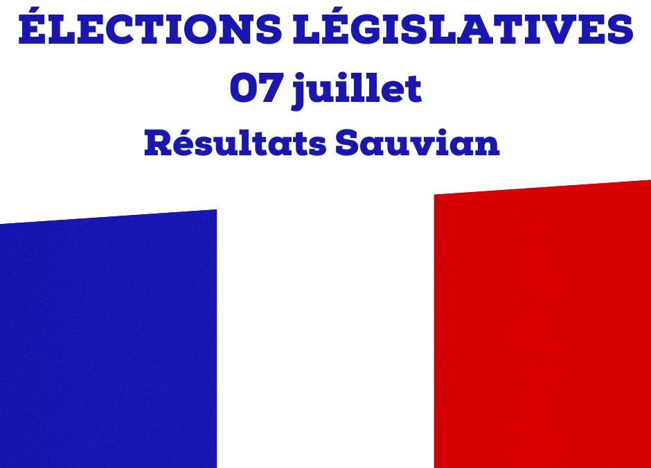 Résultats du second tour des élections législatives à Sauvian