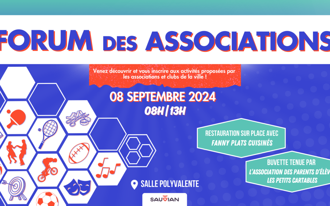 Rendez-vous le 8 septembre au forum des associations