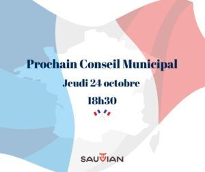 conseil municipal sauvian 24 ocotbre 2024