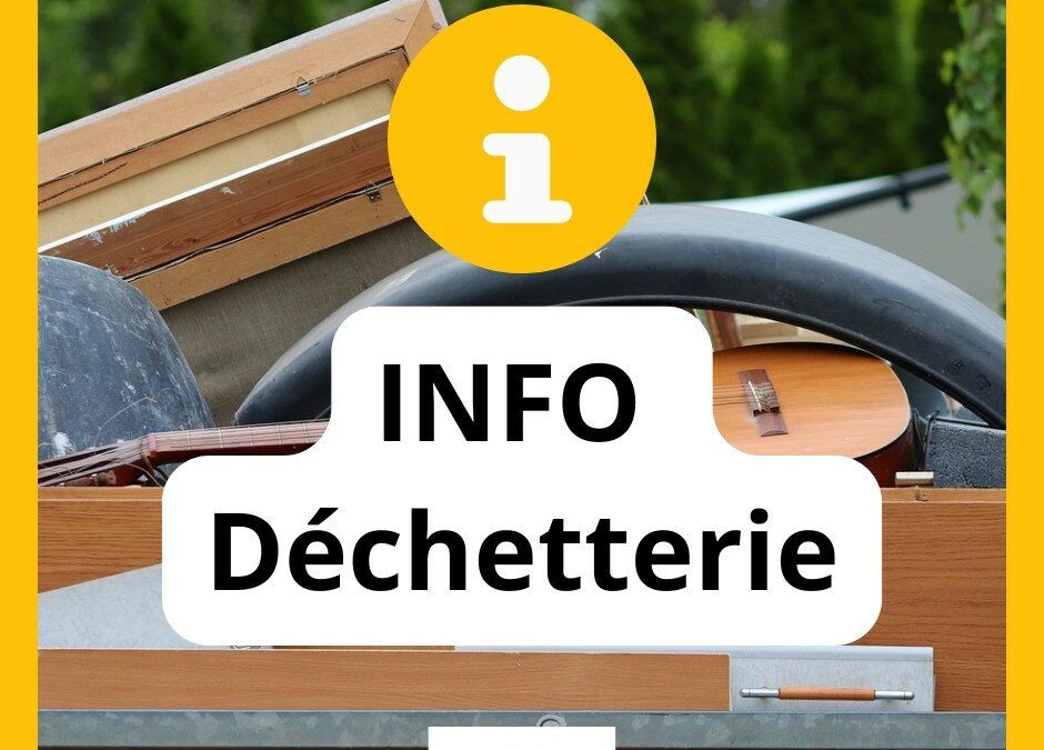 Fermeture de la déchetterie